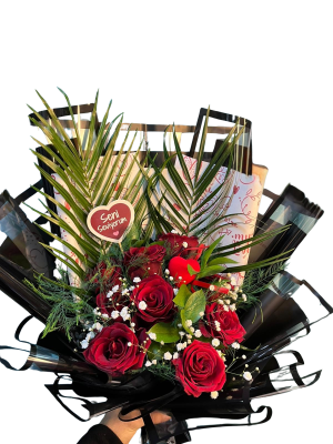 ARANJMAN 9'LU GÜL BUKETİ